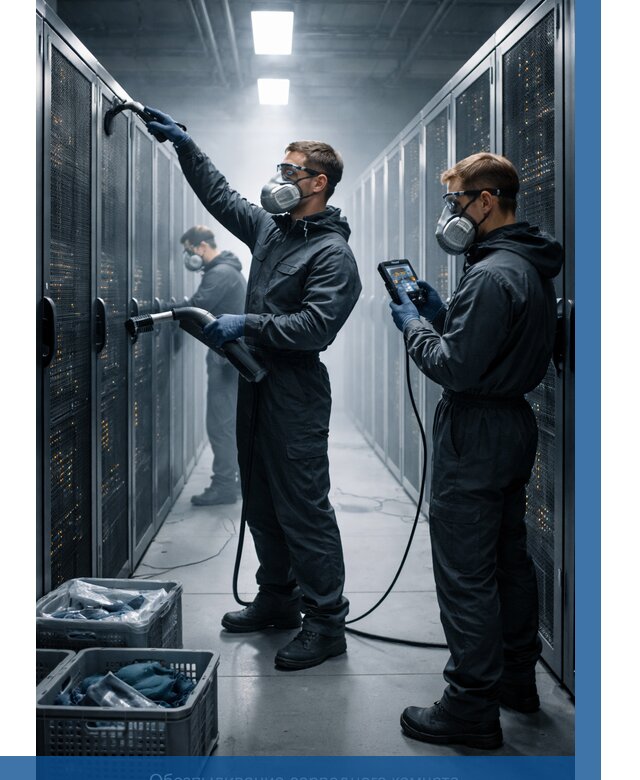 Обеспыливание серверной комнаты в Дивногорске от 4550 р. | ВЫСОТНИК-Двн