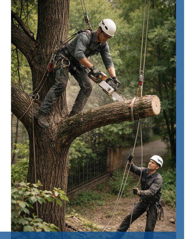 Спил деревьев альпинистами в Дивногорске от 8088 р. | ВЫСОТНИК-Двн