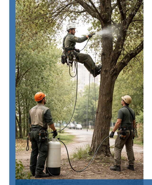 Обработка деревьев от вредителей в Дивногорске профессиональная защита