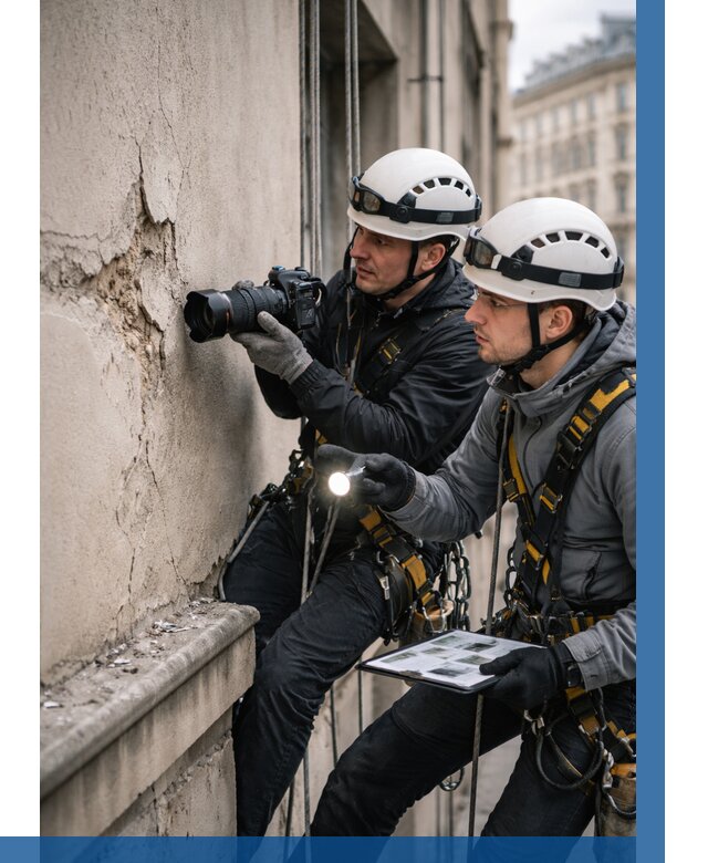 Фотофиксация дефектов фасада в Дивногорске от 4550 р. | ВЫСОТНИК-Двн