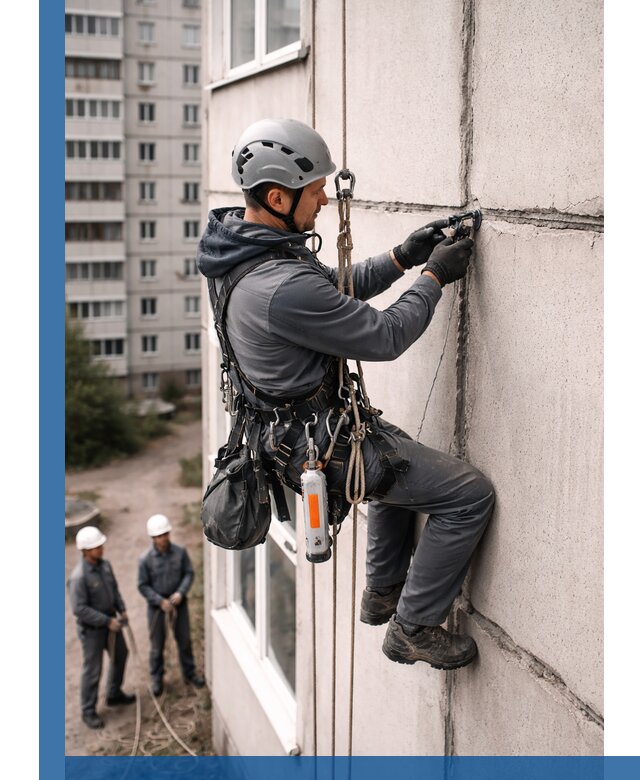 Обследование межпанельных швов и герметизация в Дивногорске
