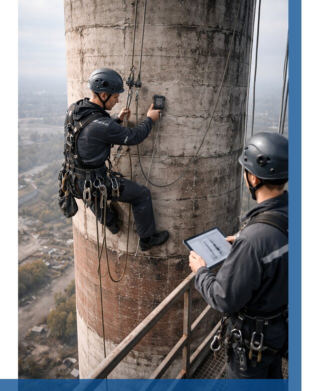 Обследование дымовой трубы в Дивногорске от 8088 р. | ВЫСОТНИК-Двн