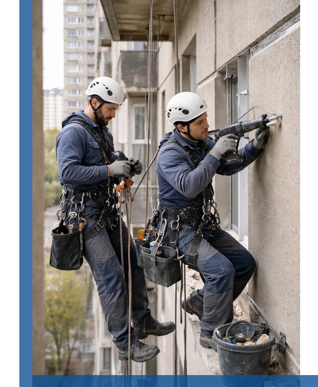 Промышленные альпинисты высотные работы и монтаж в Дивногорске